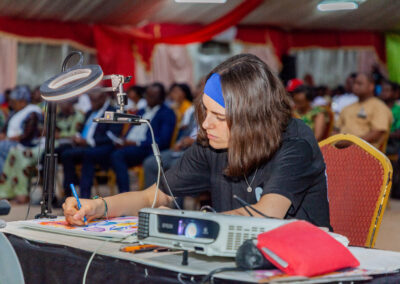 Dessin en direct  bénin